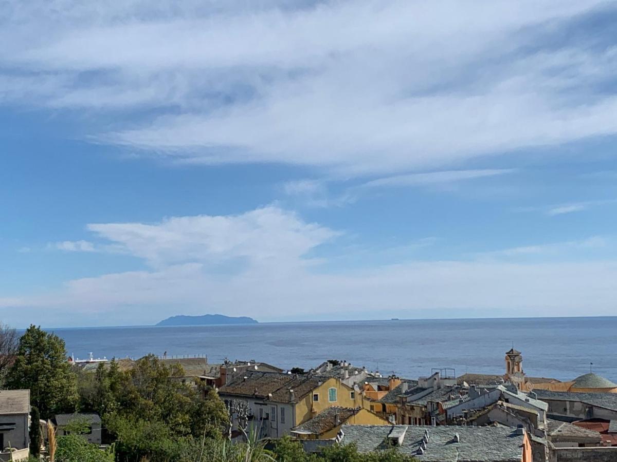 Magnifique Maison Avec Vue Mer Hauteur De Bastia 바스티아 외부 사진